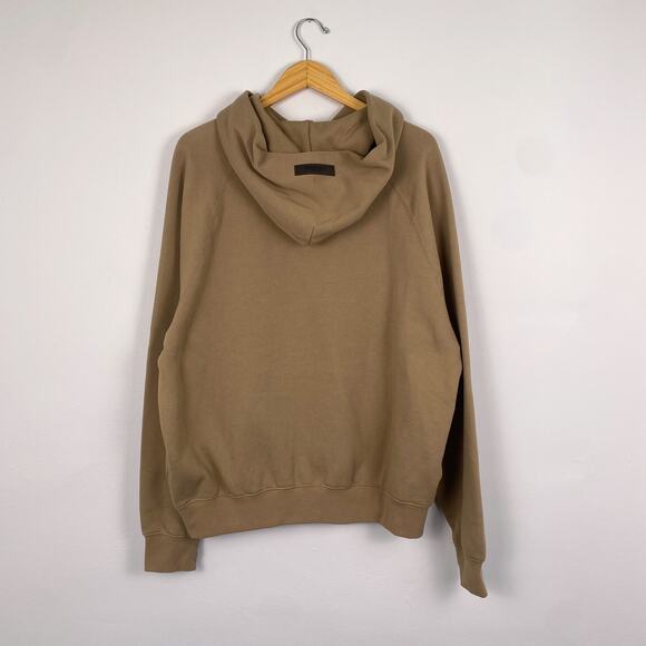 Essentials Men's Fear Of God Hoodie in Oak Small - Picture 7 of 8